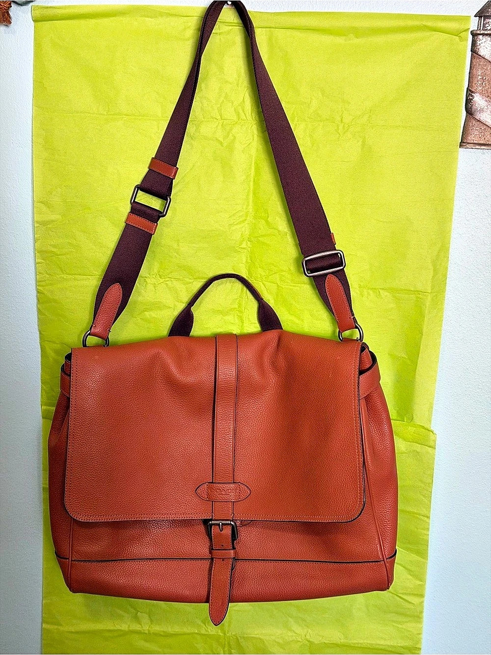 Coach Leather Tote in Brown